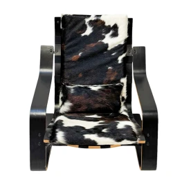 Mid-Century Modern Sculptural Plywood Lounge Chair, The Netherlands 1970s